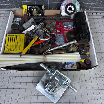 Tray of Tools and Hardware