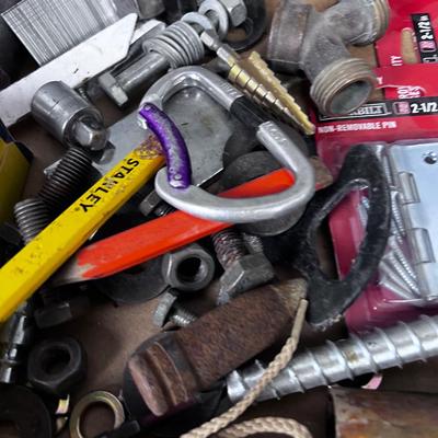 Tray of Tools and Hardware