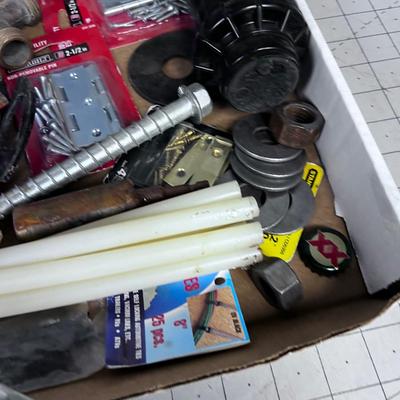 Tray of Tools and Hardware