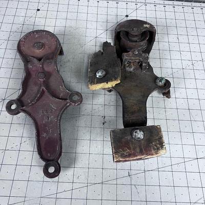 Pair of Sliding Door Hardware, By Richards Wilcox ANTIQUE  
