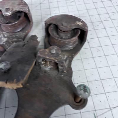 Pair of Sliding Door Hardware, By Richards Wilcox ANTIQUE  