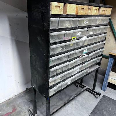 Parts Bin with Parts 