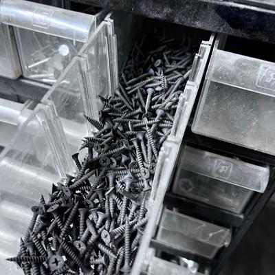 Parts Bin with Parts 