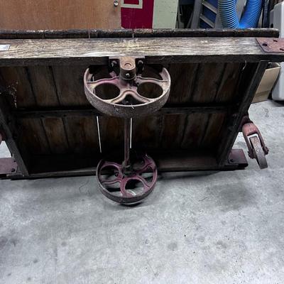 Luggage Carte Trolley with Very Heavy Wheels 