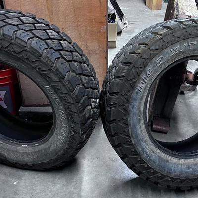 2 Large Tires BIG O LT275/70R18 
