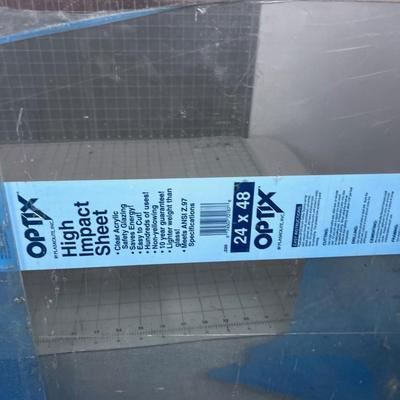 3 Pieces of Plexi Glass (2) are 3/32" and(1)  is 1/4" 