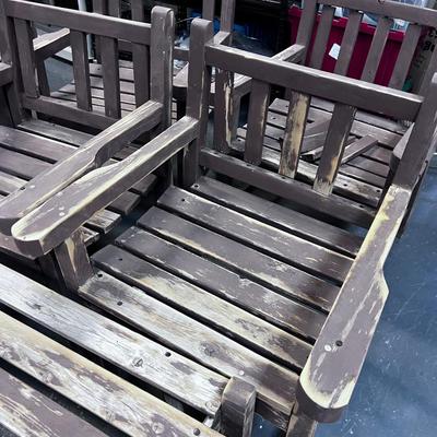 5 Chairs and a Bench SANDED ready to paint