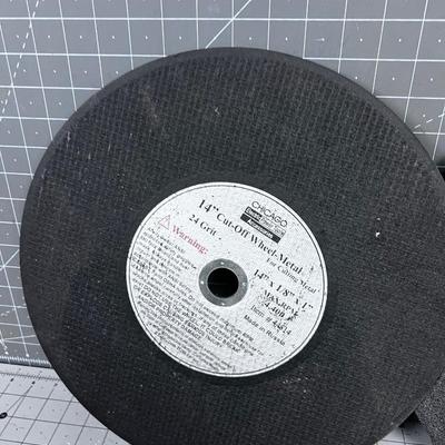 Metal Cut Off Wheels 12" and 14" 