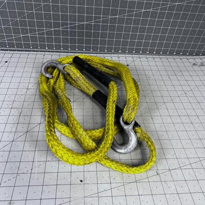 Braided Tow Rope, With Hooks 
