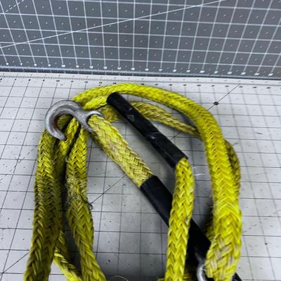 Braided Tow Rope, With Hooks 