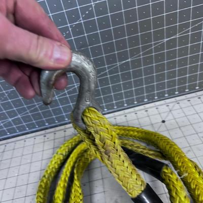 Braided Tow Rope, With Hooks 