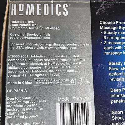 Homedics Programmable percussion massager with heat