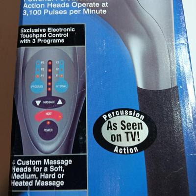 Homedics Programmable percussion massager with heat
