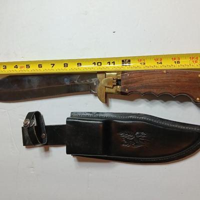 Pakistan Stainless steel folding knife with sheath