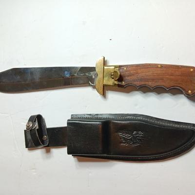 Pakistan Stainless steel folding knife with sheath