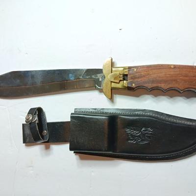 Pakistan Stainless steel folding knife with sheath