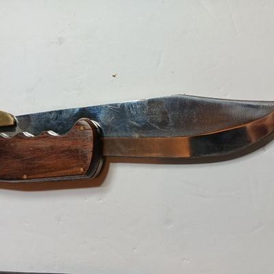 Pakistan Stainless steel folding knife with sheath