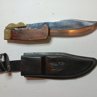 Pakistan Stainless steel folding knife with sheath