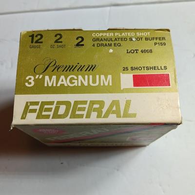 Federal premium 12 Guage 3" Magnum 25 shot shells