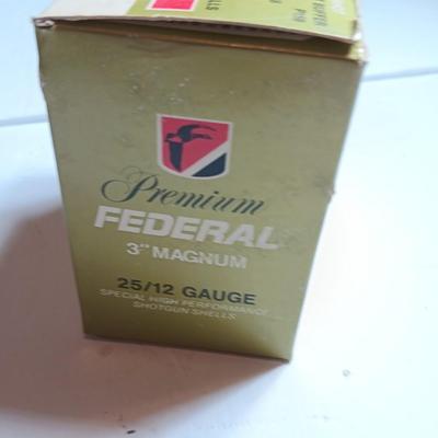 Federal premium 12 Guage 3" Magnum 25 shot shells