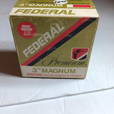 Federal premium 12 Guage 3" Magnum 25 shot shells