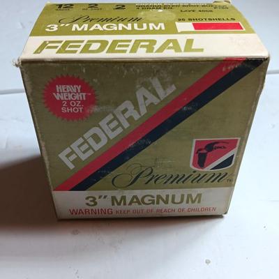 Federal premium 12 Guage 3" Magnum 25 shot shells