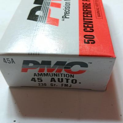 PMC Ammunition 50 centerfire pistol cartridges .45 Auto 230 Gr. FM