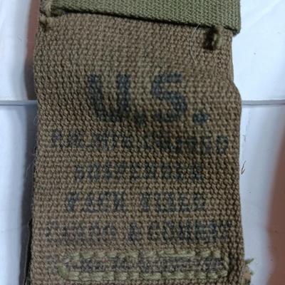 Army canteen suspenders and ammunition/ magazine pouch