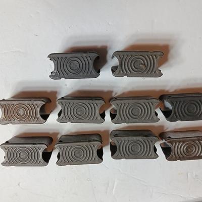 Ten pieces 10 = Original M1 Garand Enbloc Clip Marked