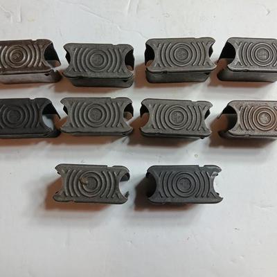 Ten pieces 10 = Original M1 Garand Enbloc Clip Marked