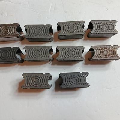 Ten pieces 10 = Original M1 Garand Enbloc Clip Marked