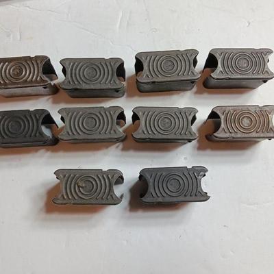 Ten pieces 10 = Original M1 Garand Enbloc Clip Marked