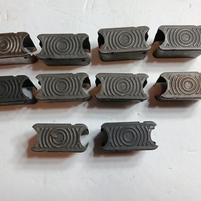 Ten pieces 10 = Original M1 Garand Enbloc Clip Marked