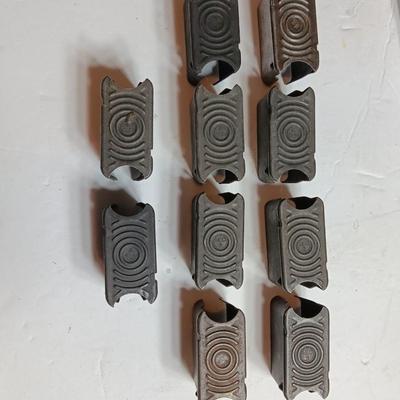 Ten pieces 10 = Original M1 Garand Enbloc Clip Marked