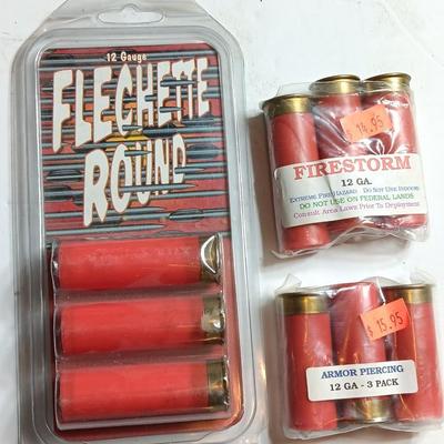 12 gauge Flechette rounds with Firestorm ammunition and more