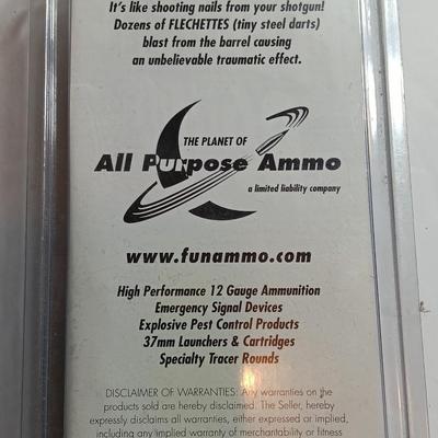 12 gauge Flechette rounds with Firestorm ammunition and more