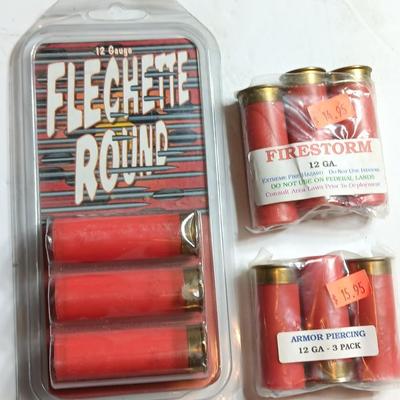 12 gauge Flechette rounds with Firestorm ammunition and more
