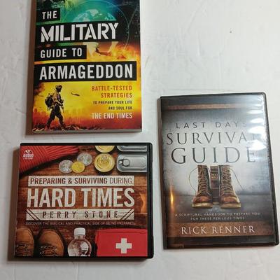 Media book Military guide to Armageddon - DVD Preparing & Surviving during hard times - DVD Last day s Survival Guide