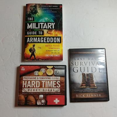 Media book Military guide to Armageddon - DVD Preparing & Surviving during hard times - DVD Last day s Survival Guide