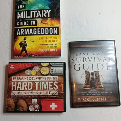 Media book Military guide to Armageddon - DVD Preparing & Surviving during hard times - DVD Last day s Survival Guide