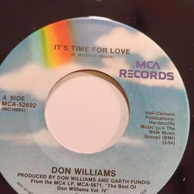 Vinyl albums - 45 records -ALL Don Williams - 45's