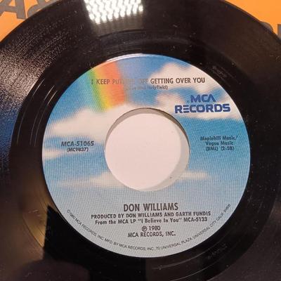 Vinyl albums - 45 records -ALL Don Williams - 45's