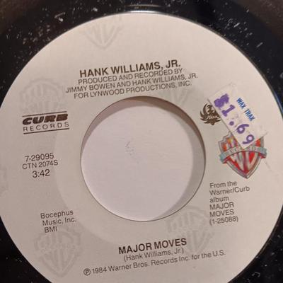 Vinyl albums - 45 records -All Hank Williams and Hank William JR.- 45's