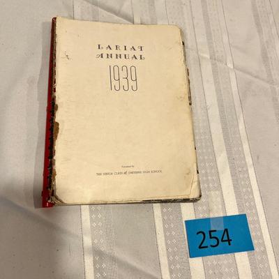 1939 Cheyenne High School Annual