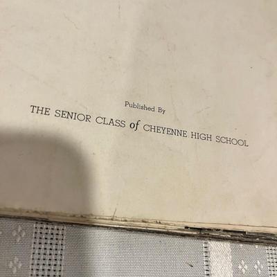 1939 Cheyenne High School Annual