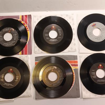 Vinyl albums 45 records - Eddy Raven - Judy Rodman - Billy Joe Royal 45's