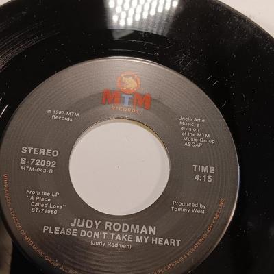 Vinyl albums 45 records - Eddy Raven - Judy Rodman - Billy Joe Royal 45's