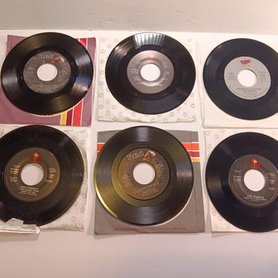 Vinyl albums 45 records - Eddy Raven - Judy Rodman - Billy Joe Royal 45's