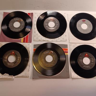 Vinyl albums 45 records - Eddy Raven - Judy Rodman - Billy Joe Royal 45's