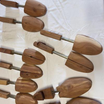 U1218 Lot of Vintage Wooden / Cedar Shoe Stretchers